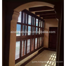 Manufacturer for Solid wood/basswood plantation shutter with classic design